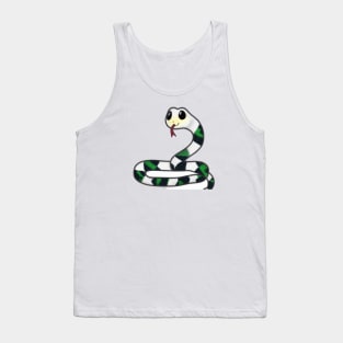 Cute Snake Drawing Tank Top